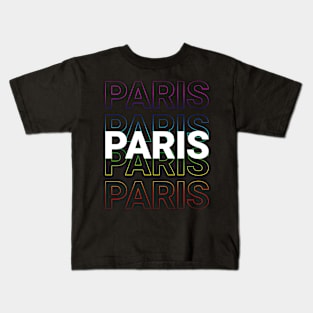 Paris - Kinetic Style Kids T-Shirt